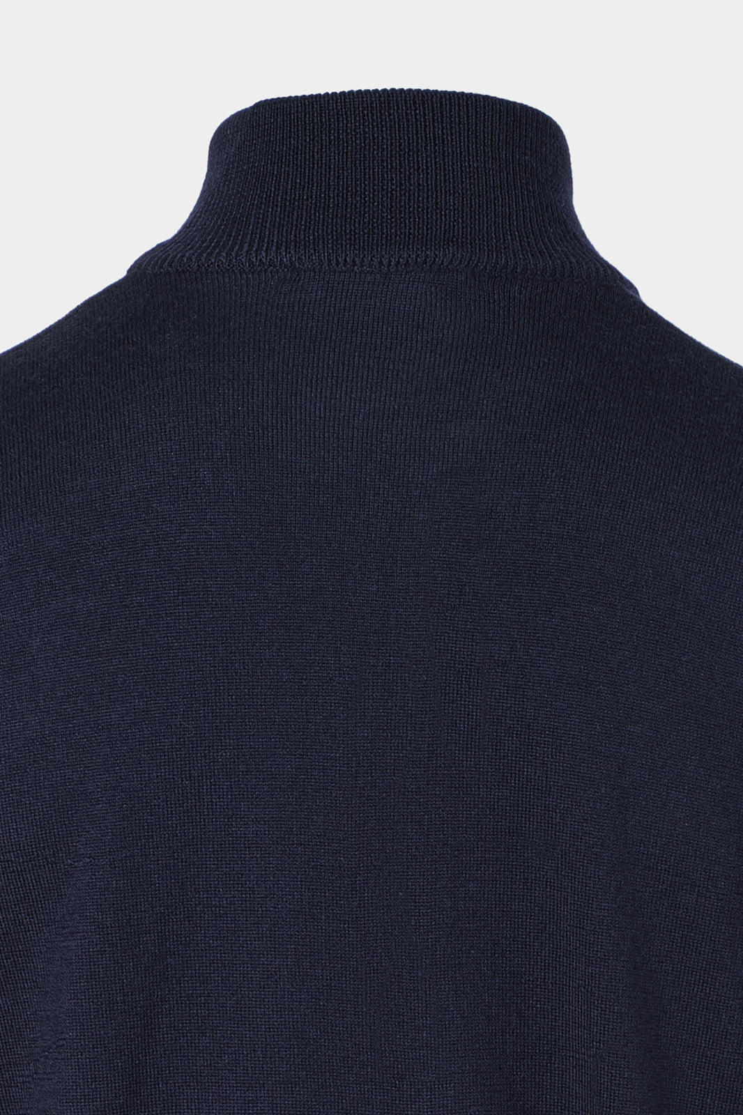 Cardigan zippé en laine - Marine