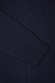 Cardigan zippé en laine - Marine