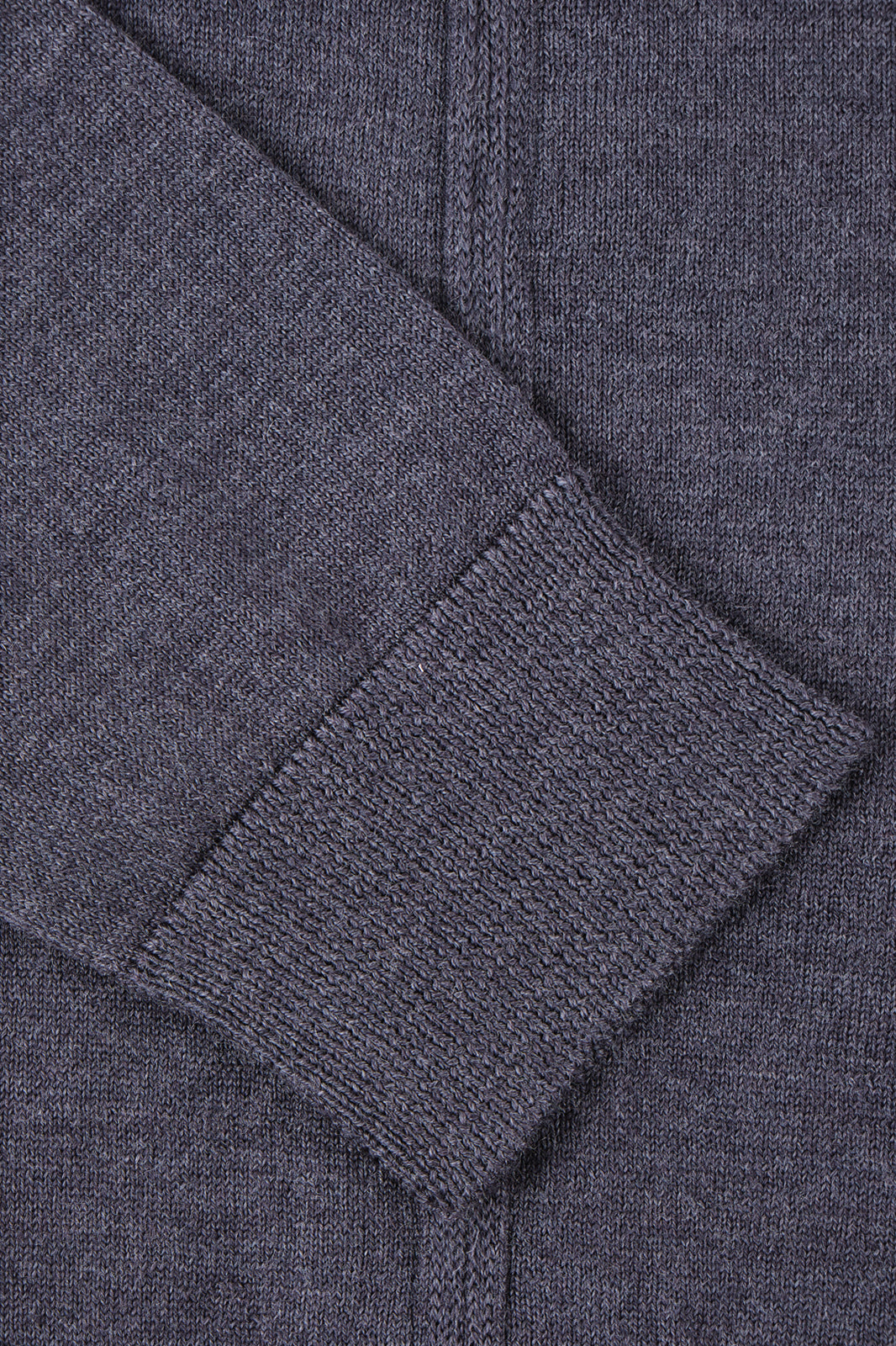 Cardigan zippé en laine - Gris anthracite