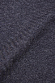 Cardigan zippé en laine - Gris anthracite