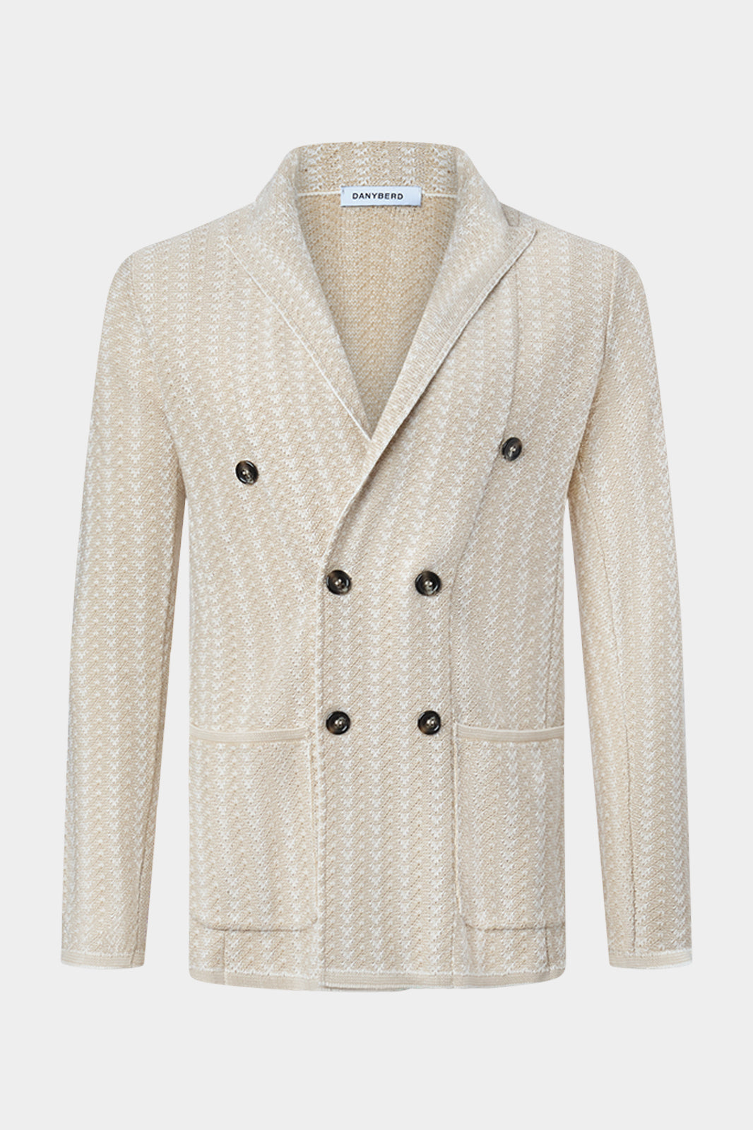 Veste en maille croisée, avec un élégant boutonnage corne. Elle est en 100% coton, made in Italy. Notre veste en maille est chic, stylée. Elle s'adaptera à vos différents styles !