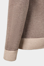 Wool and cashmere cardigan - Beige and taupe - to be checked by Dorit