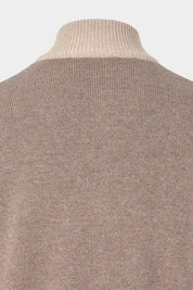 Wool and cashmere cardigan - Beige and taupe - to be checked by Dorit