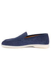 Mocassin en nubuck - Marine