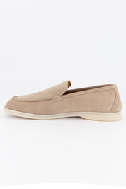 Mocassin en nubuck - Beige