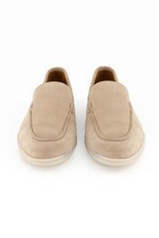 Mocassin en nubuck - Beige