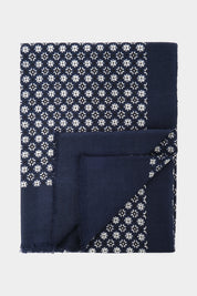 Chèche marine imprimés floraux