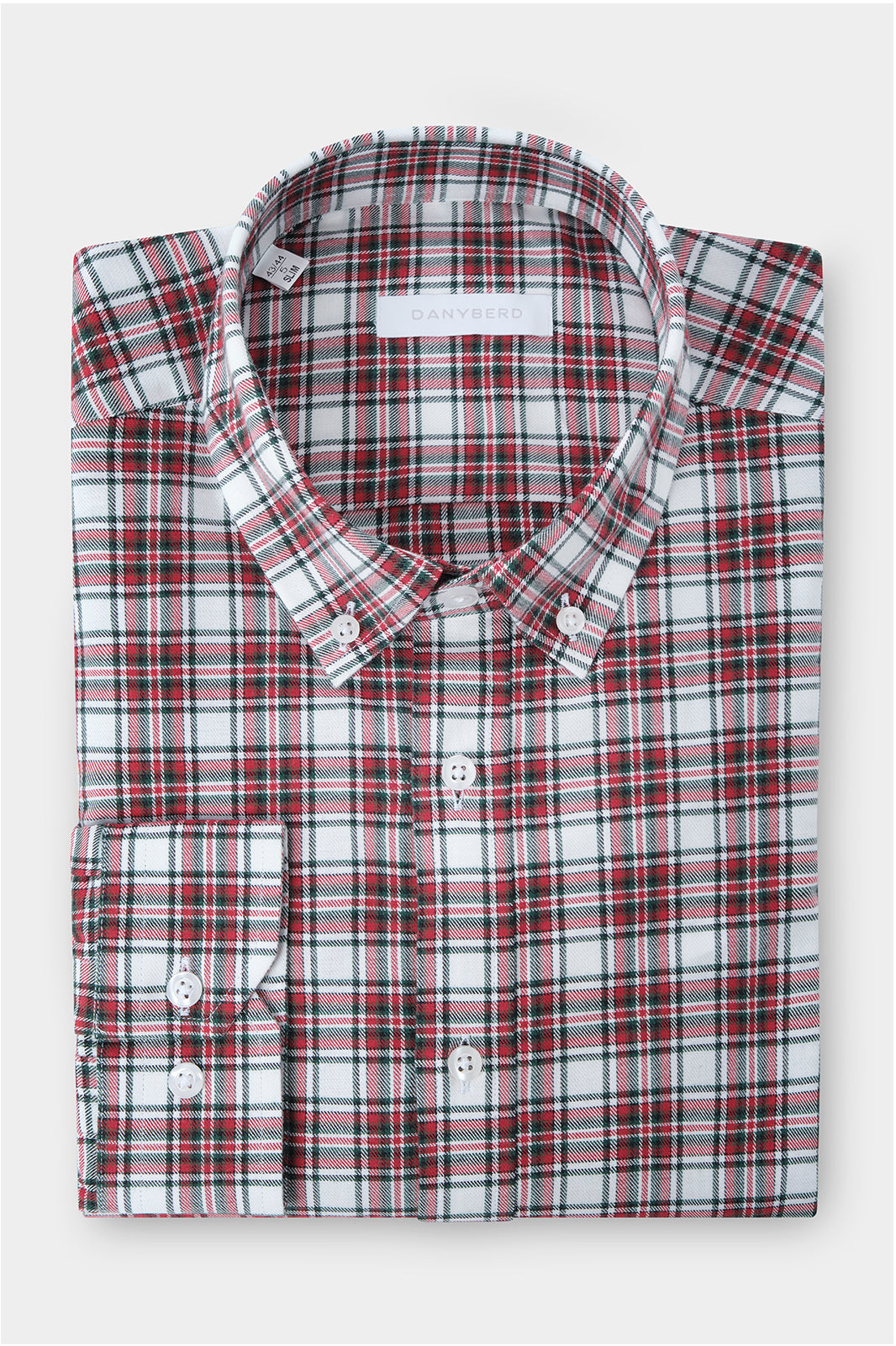 Chemise à Carreaux Rose-rouge Frank & Eileen Barry - Taille S, 100% Coton, Manches Longues