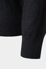 Grosgrain cardigan - Charcoal gray