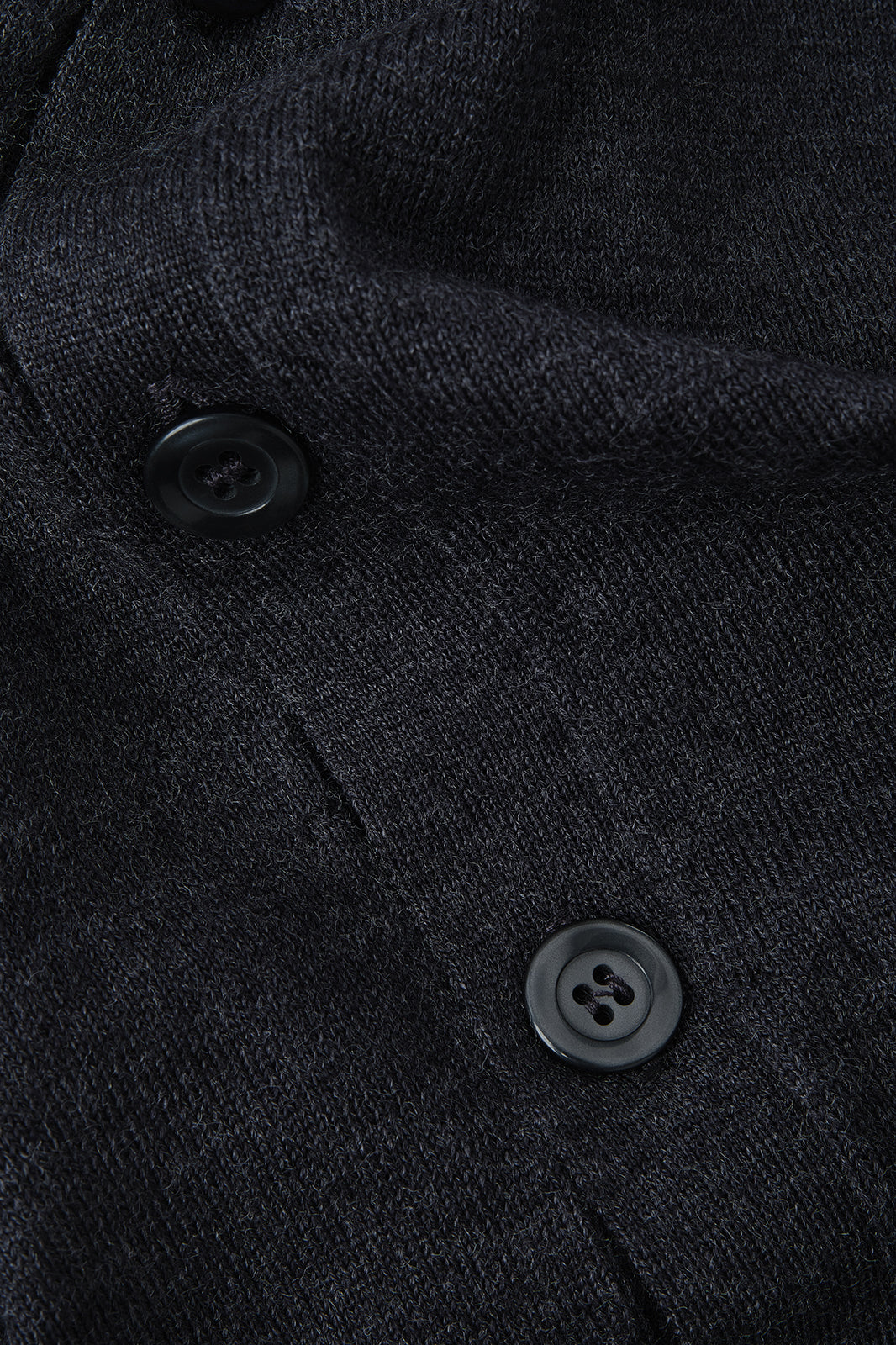 Grosgrain cardigan - Charcoal gray