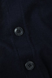 Grosgrain cardigan - Navy