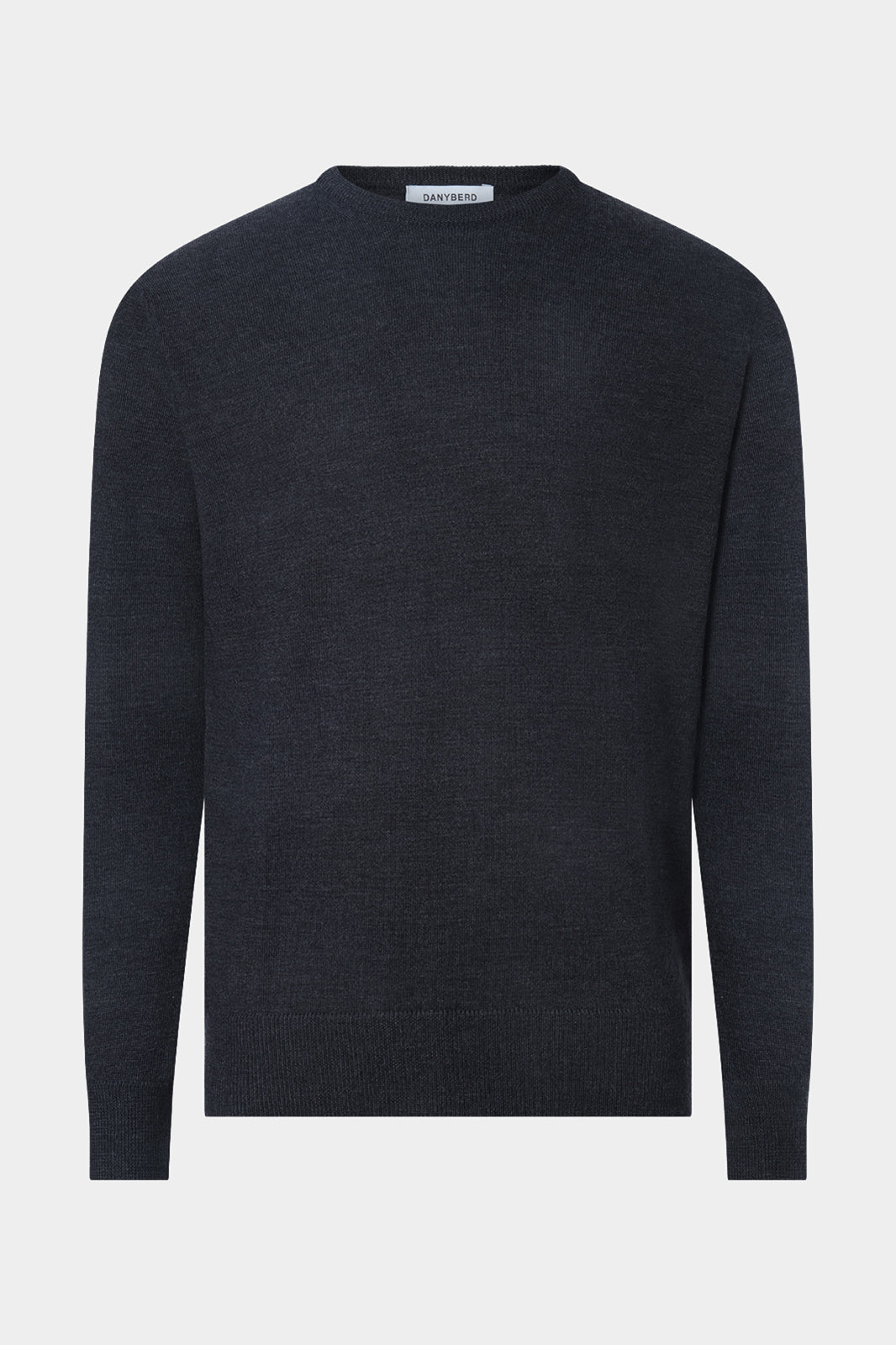 Round neck sweater - Charcoal gray