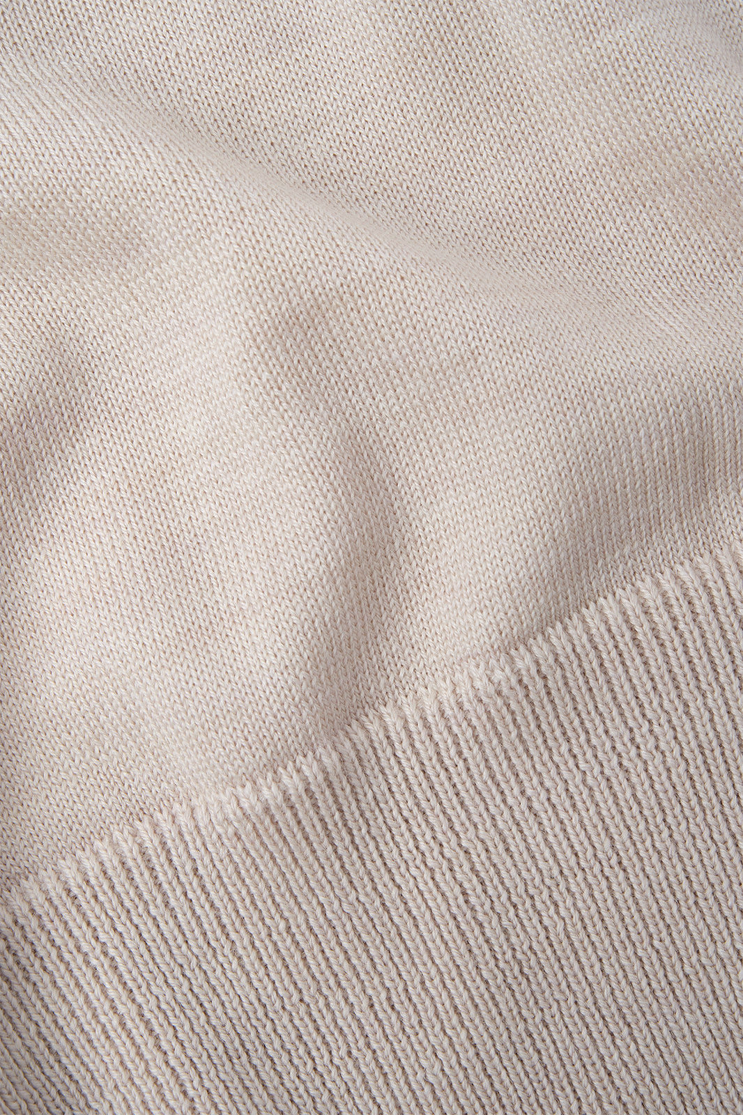 Pull col rond - Beige
