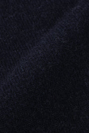 Gilet zippé en laine et cachemire - Marine