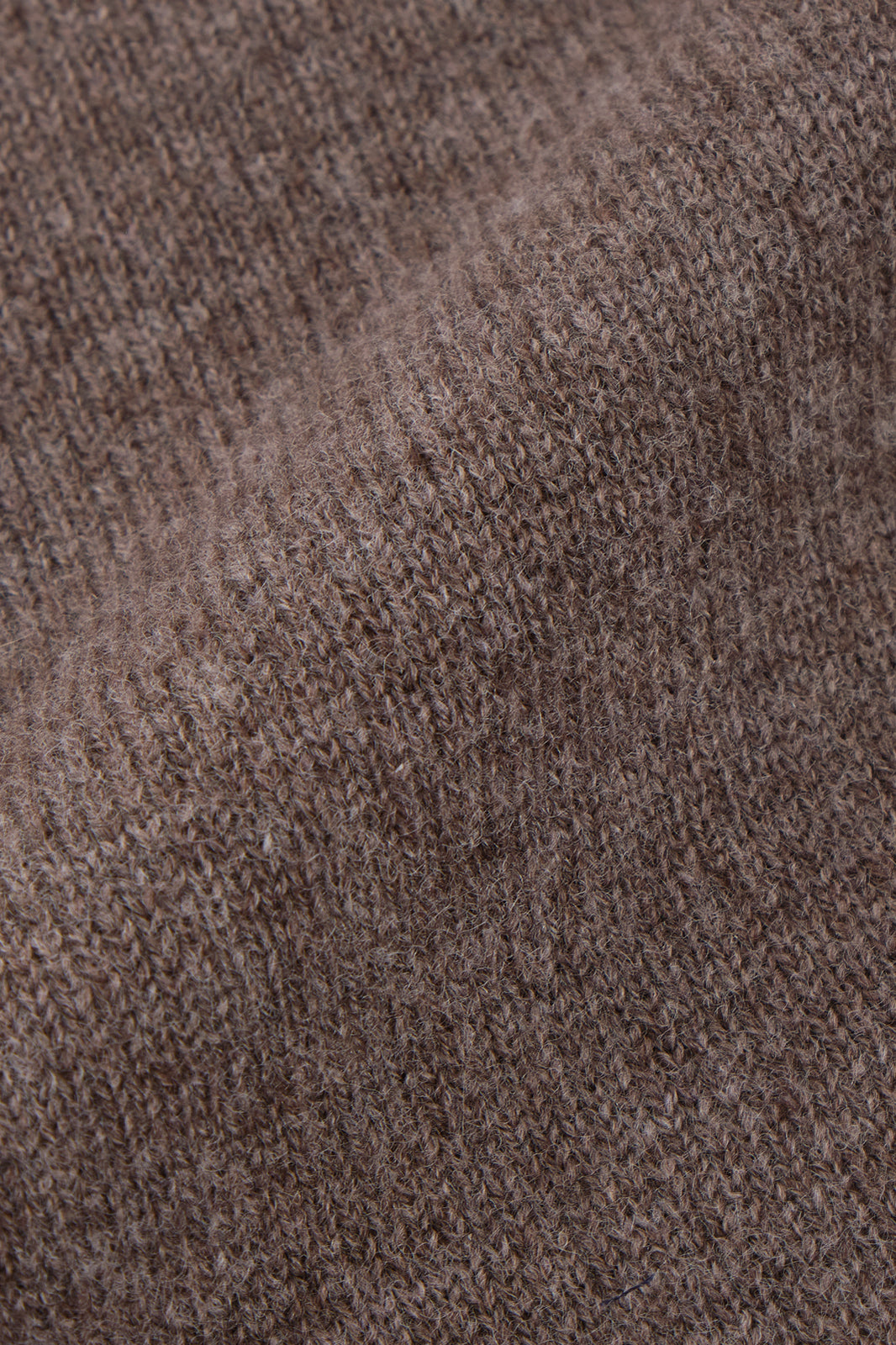 Gilet zippé en laine et cachemire - Noisette