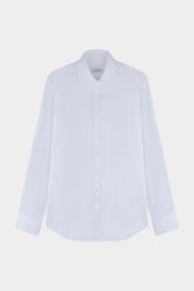 Chemise col italien - Blanche