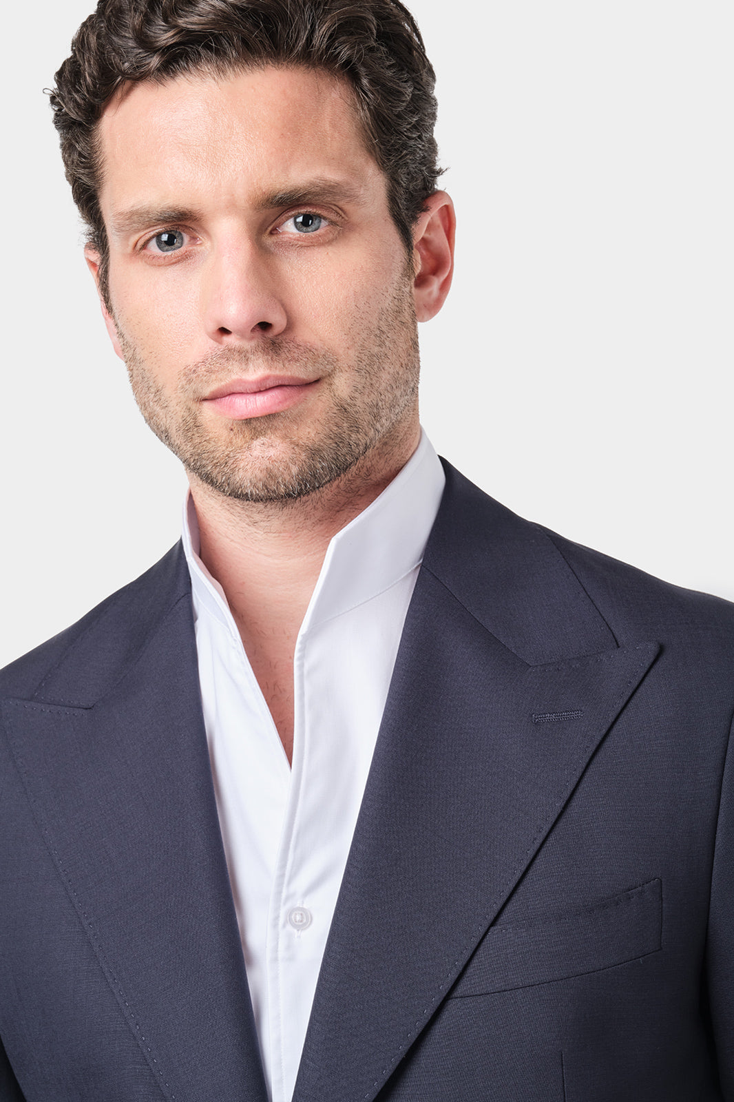 Chemise col indien Blanche Danyberd - Main Image