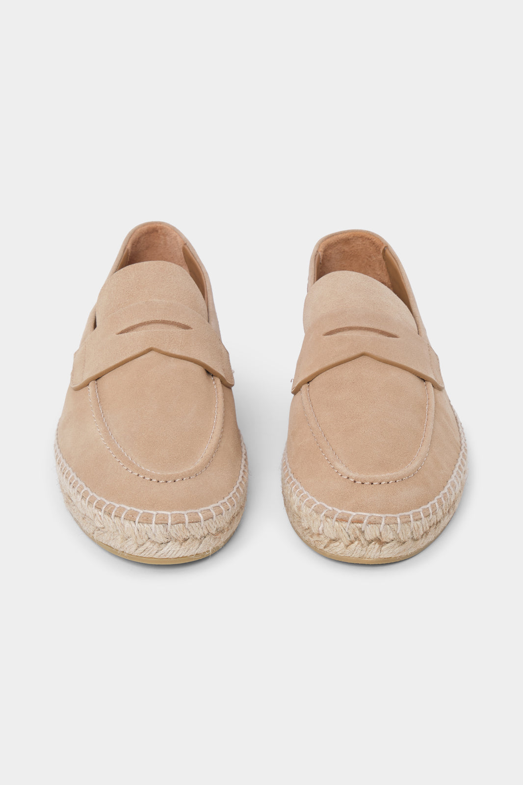 Espadrille en peau - Beige