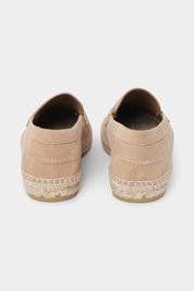 Espadrille en peau - Beige