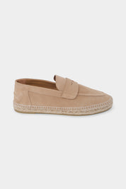 Espadrille en peau - Beige
