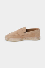 Espadrille en peau - Beige