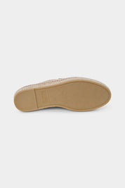 Espadrille en peau - Beige