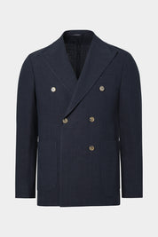 Costume croisé - Marine et pantalon blanc