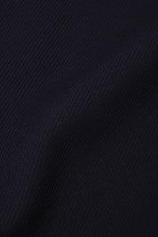 Blazer croisé en laine stretch - Marine