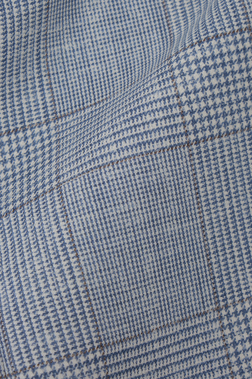 Blazer croisé Prince de Galles - Bleu ciel