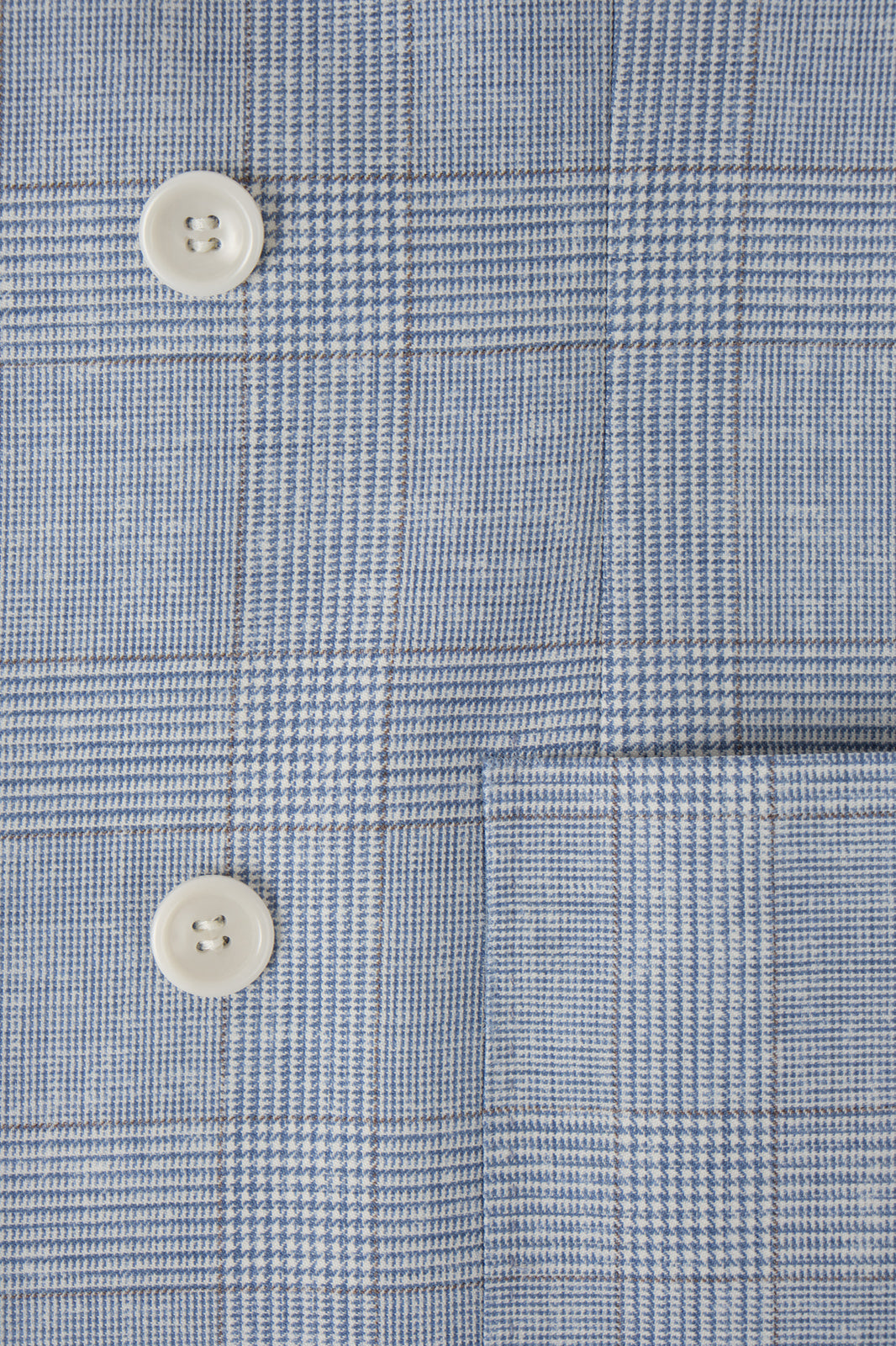 Blazer croisé Prince de Galles - Bleu ciel