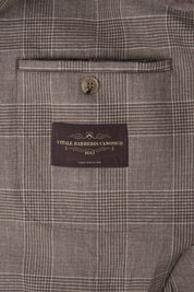 Blazer croisé Prince de Galles - Taupe
