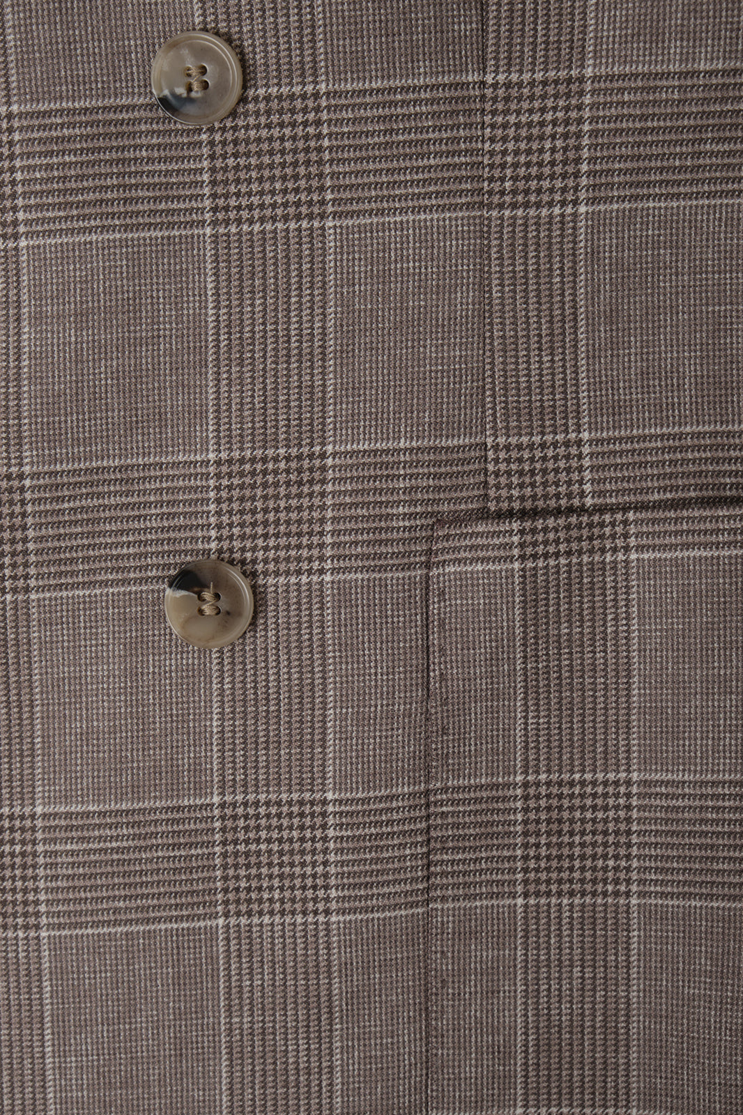 Blazer croisé Prince de Galles - Taupe