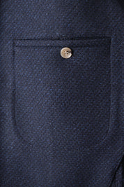 Blazer croisé couleur bleu