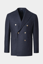 Blazer croisé couleur bleu