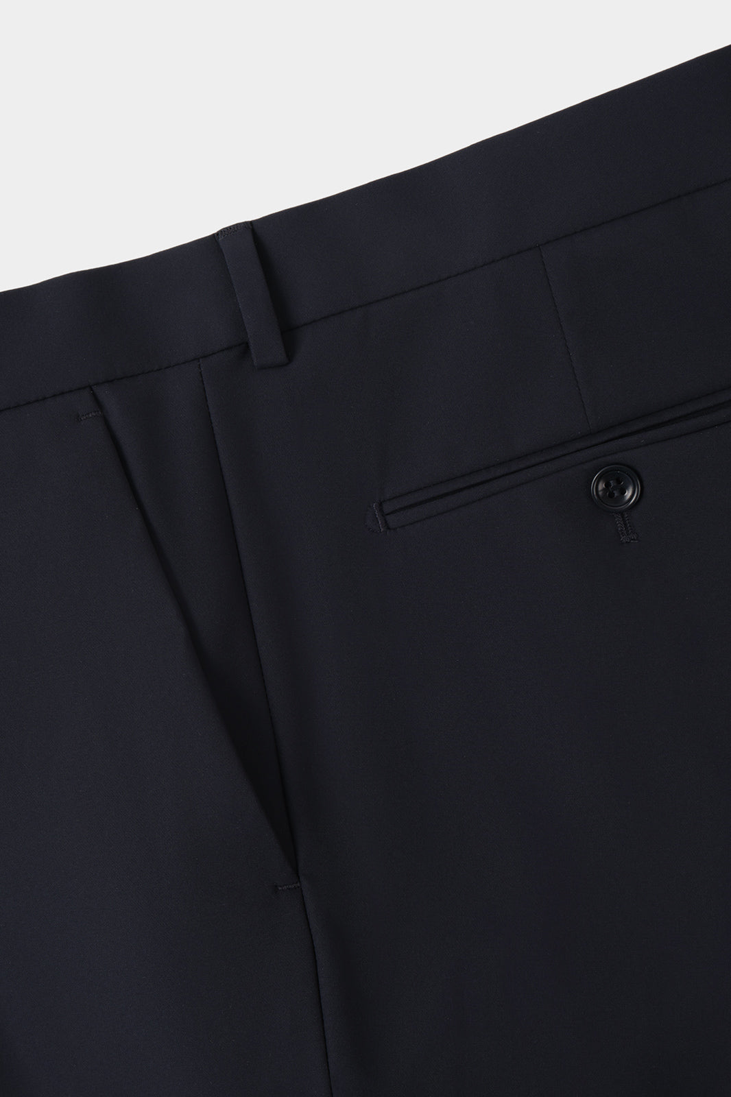 Double-breasted wool suit - Black
