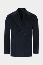 Costume croisé velours côtelé - Marine