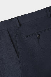 Double-breasted Seersucker Suit - Navy - Swiss price 359 - to be checked by Dorit