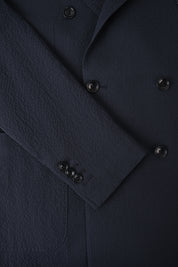 Double-breasted Seersucker Suit - Navy - Swiss price 359 - to be checked by Dorit