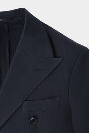 Double-breasted Seersucker Suit - Navy - Swiss price 359 - to be checked by Dorit