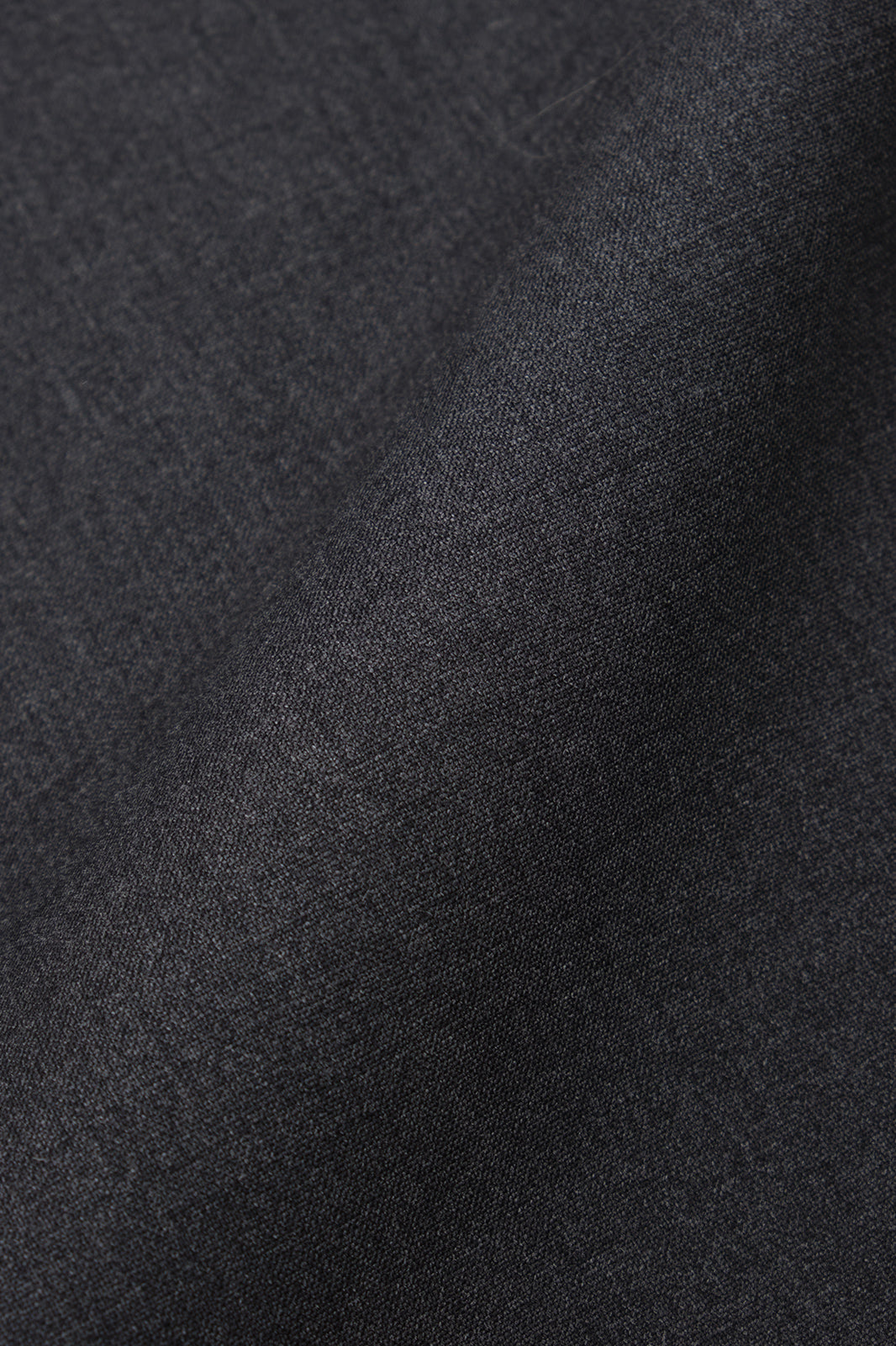Costume croisé en laine stretch - Gris anthracite