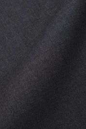 Costume croisé en laine stretch - Gris anthracite