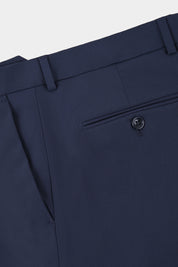 Costume croisé poches à rabats - Marine