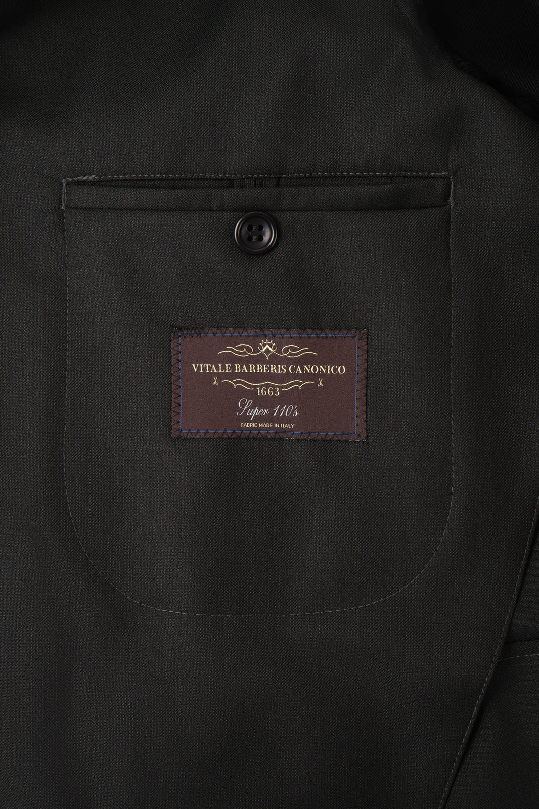 Double-breasted suit - Dark khaki