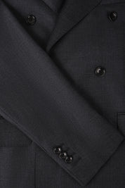 Double-breasted wool suit - Charcoal grey