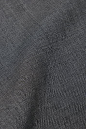 Double-breasted wool suit - Charcoal grey