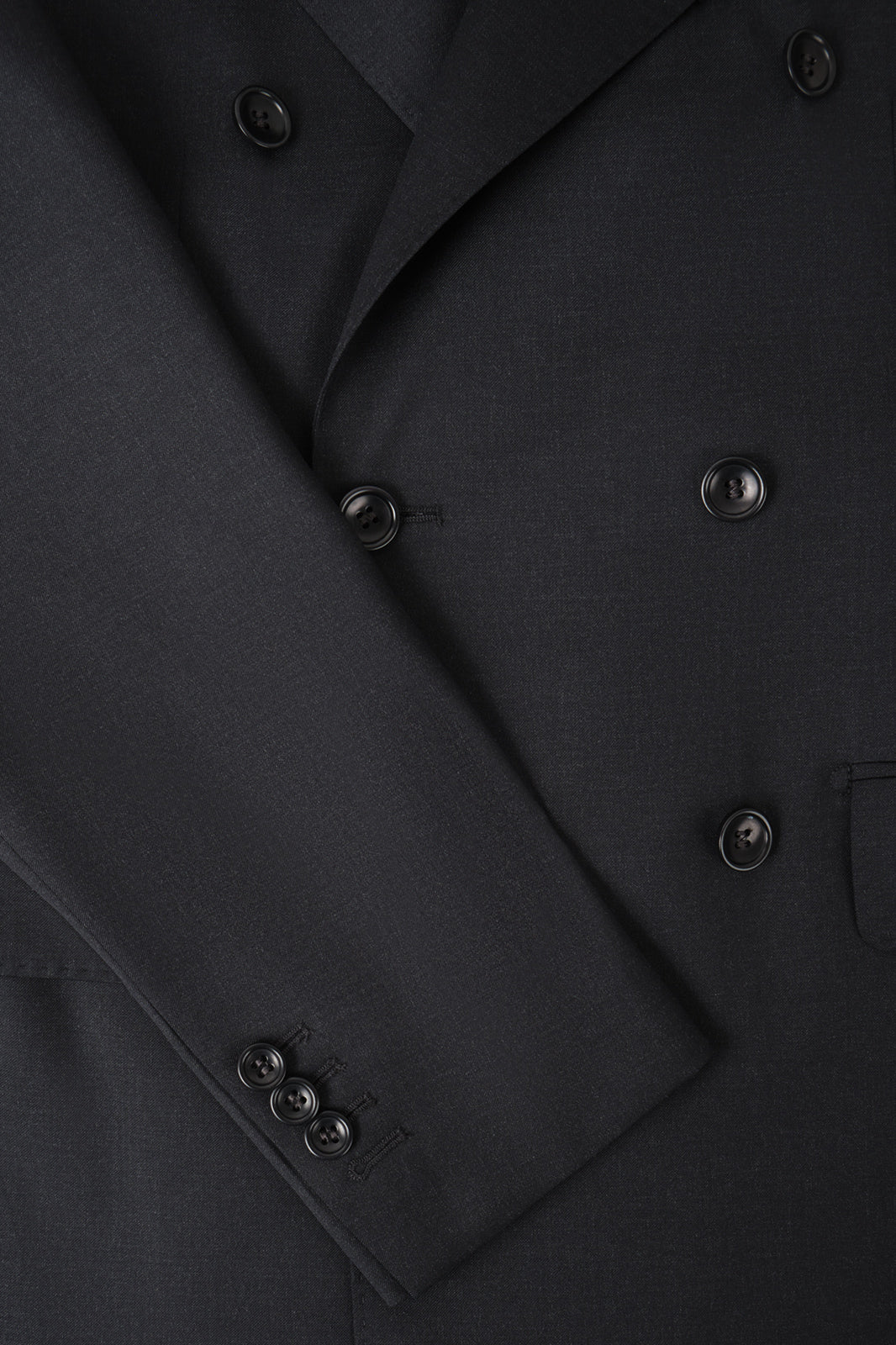Double-breasted wool suit - Charcoal grey - Swiss price 379 - to be checked by Dorit