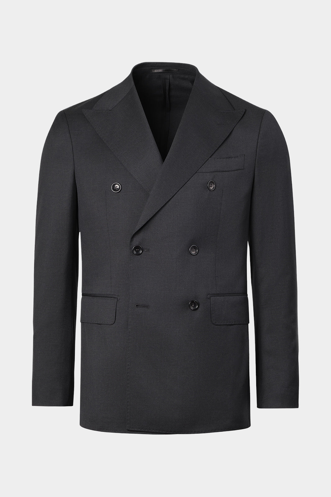 Double-breasted wool suit - Charcoal grey - Swiss price 379 - to be checked by Dorit