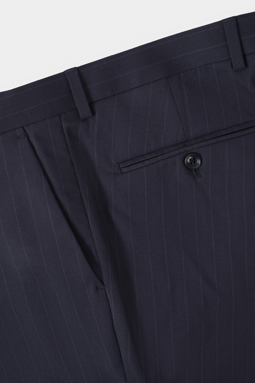 Double-breasted suit with faded stripes - Black - Swiss price 409 - to be checked by Dorit