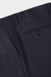 Double-breasted suit with faded stripes - Black - Swiss price 409 - to be checked by Dorit