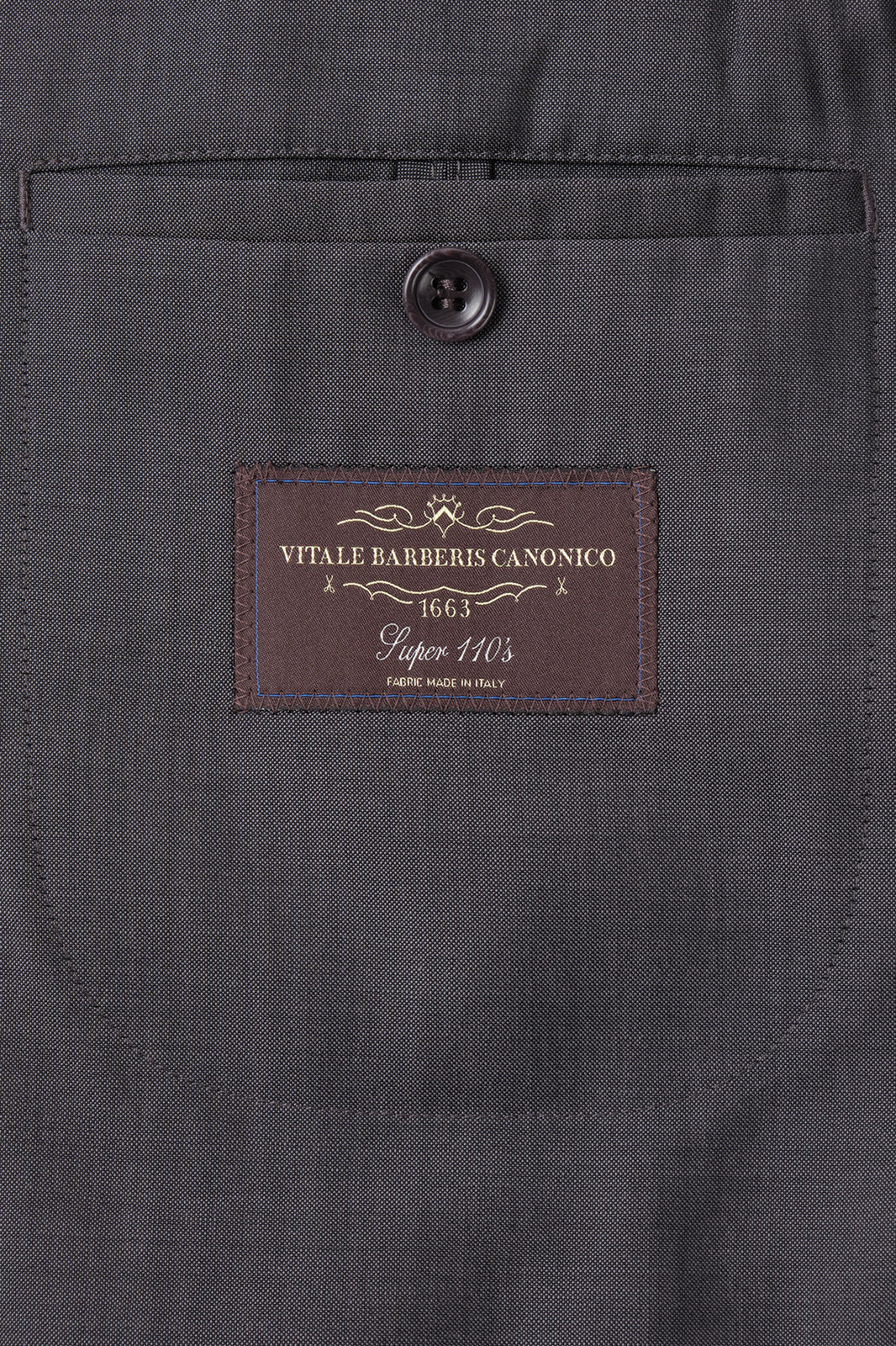 Costume croisé en laine et mohair - Gris